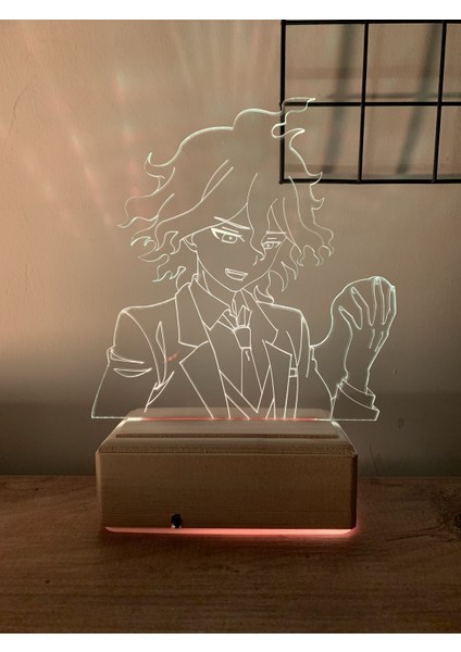 Nagito Komaeda 16 Renk Gece Lambası