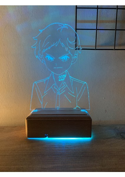 The Promised Neverland 22194 Norman 16 Renk Gece Lambası