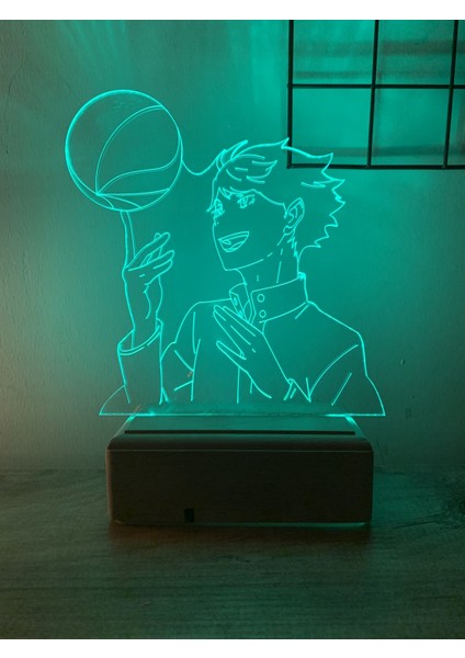 Haikyuu Oikawa Toru 16 Renk Gece Lambası