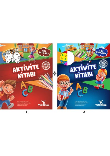 Okul Öncesi Aktivite Kitabı 1 ve 2