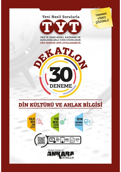 TYT Dekatlon Din Kültürü Kültürü Ahlak Bilgisi Dekatlon