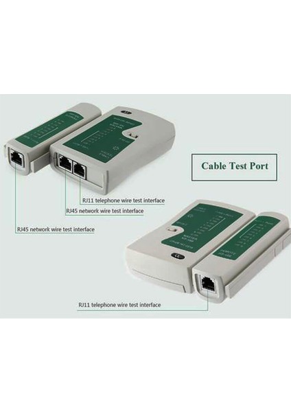 Network Tester RJ45 RJ11 Adsl Internet Kablo Test Cihazı Cat5/6