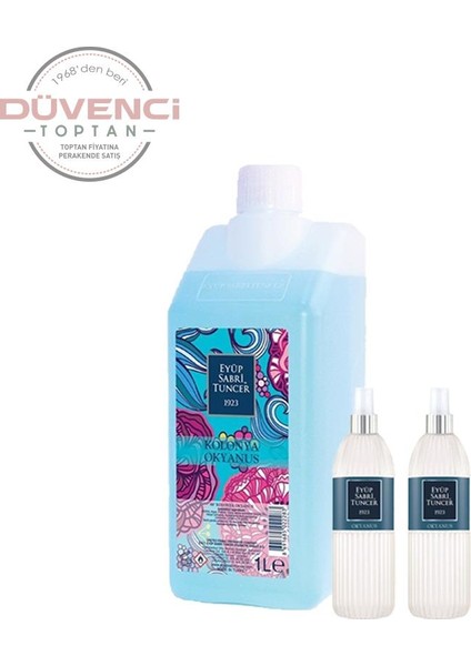Düvenci Toptan Eyüp Sabri Tuncer Okyanus Kolonyası 3' lü Set Model 252