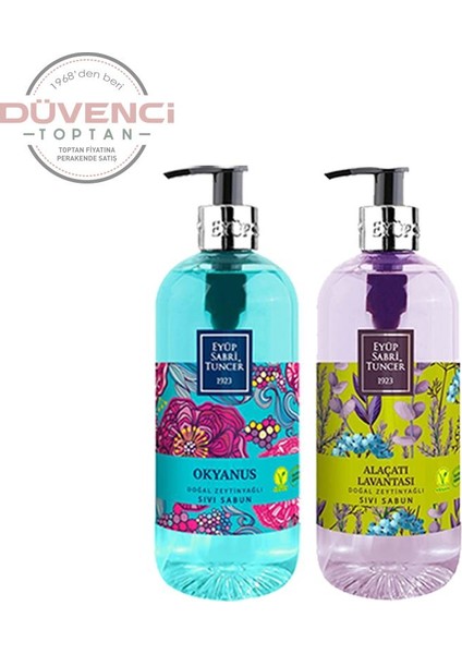 Alaçatı Lavantası Doğal Zeytinyağlı Sıvı Sabun 500 ml