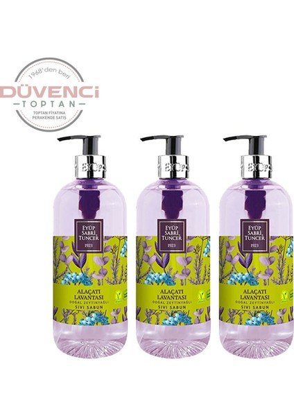 Alaçatı Lavantası Doğal Zeytinyağlı Sıvı Sabun 500 ml