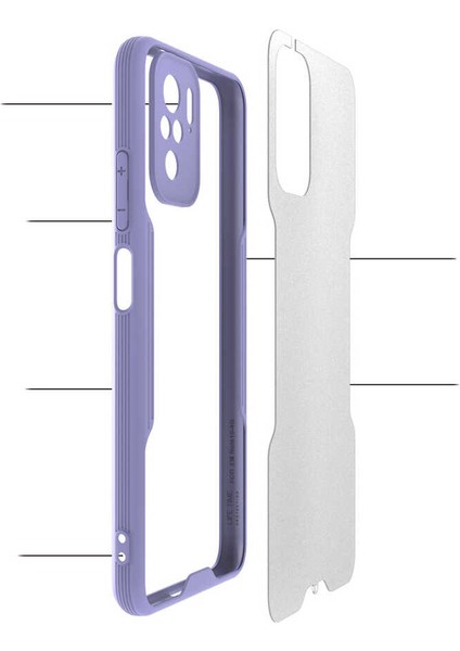 Xiaomi Redmi Note 10S Kılıf Kamera Korumalı Ultra Ince Buzlu Mat Renkli Silikon Kapak(Parfe) modelleri