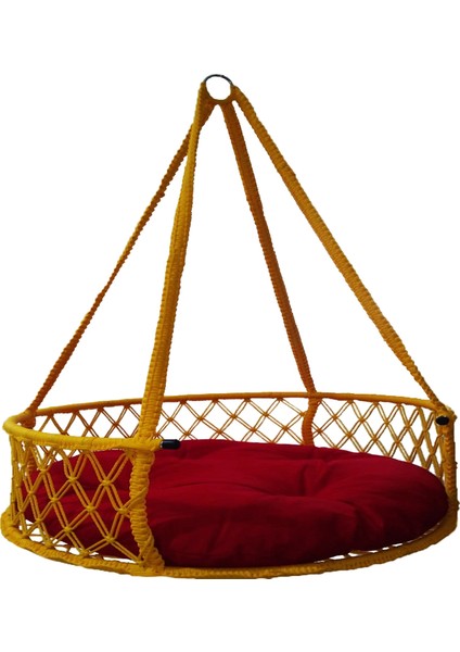 60'lik Davul Salıncak Sarı (Minderli )