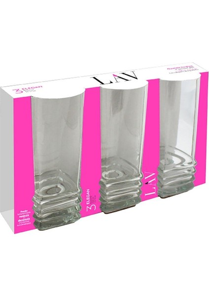 Elegan 379A Meşrubat Bardağı 3'lü 335 cc modelleri