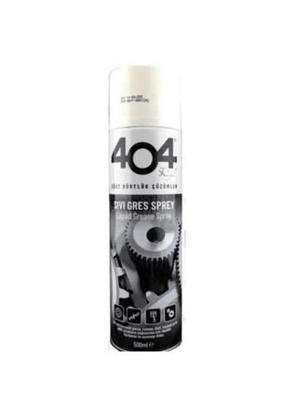 Gres Yağı Sıvı Sprey 500ML 12 Adet