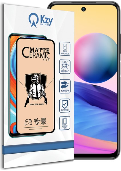Xiaomi Redmi Note 10 5G Tam Kaplayan Mat Seramik Nano Esnek Ekran Koruyucu Cam fiyatları