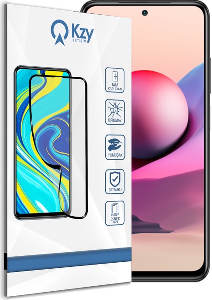 Xiaomi Redmi Note 10S Tam Kaplayan Fiber Nano Ekran Koruyucu Cam
