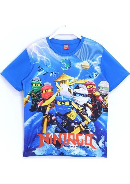 LEGO Ninjago Karakterleri 3D Baskılı Erkek Çocuk Kısa Kollu T-Shirt 001-0001850