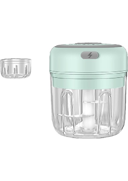Kablosuz Sarımsak Ezici Doğrayıcı Kıyma Kırık Makinesi 250 + 100 ml Büyük Bardak ve Küçük Bardak (Yurt Dışından)