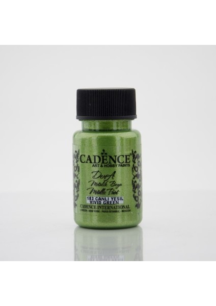183 Canlı Yeşil - Dora Metalik Boya 50ML