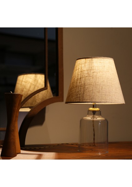 Collections Kumaş Başlıklı Kristal Abajur