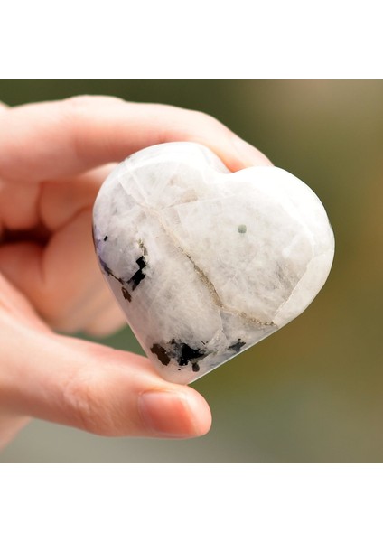 Ay Taşı Kalp Kütle Metal Standlı