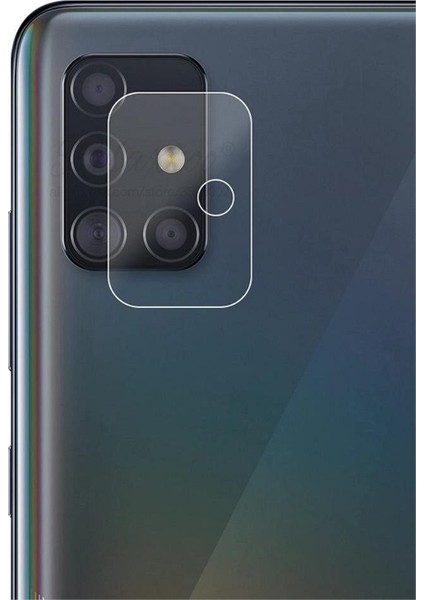 Samsung Galaxy A51 Kamera Lens Koruyucu 3D Cam Şeffaf fiyatları