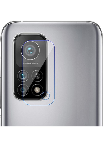 Xiaomi Mi 10T Kamera Lens Koruyucu 3D Cam Şeffaf