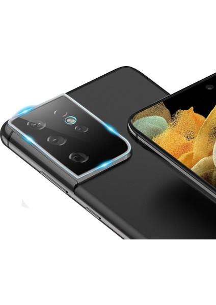 Samsung Galaxy S21 Ultra Kamera Lens Koruyucu 3D Cam Şeffaf modelleri