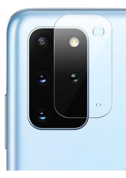 Samsung Galaxy S20 Plus Kamera Lens Koruyucu 3D Cam Şeffaf