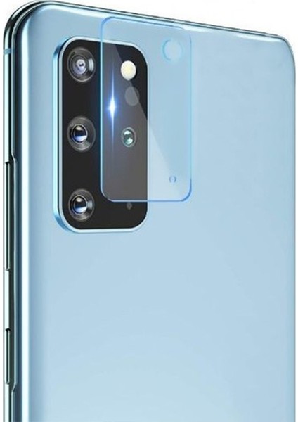 Samsung Galaxy S20 Plus Kamera Lens Koruyucu 3D Cam Şeffaf