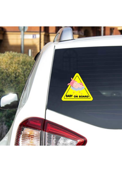 Arabada Bebek Var Araç Sticker (15 x 15 Cm) fiyatları