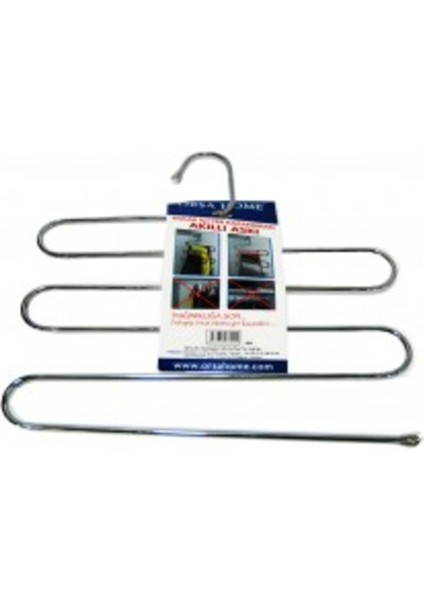 1 Adet Metal Pantolon Askısı Dolap Içi Düzenleyici Şal 5 fiyatları