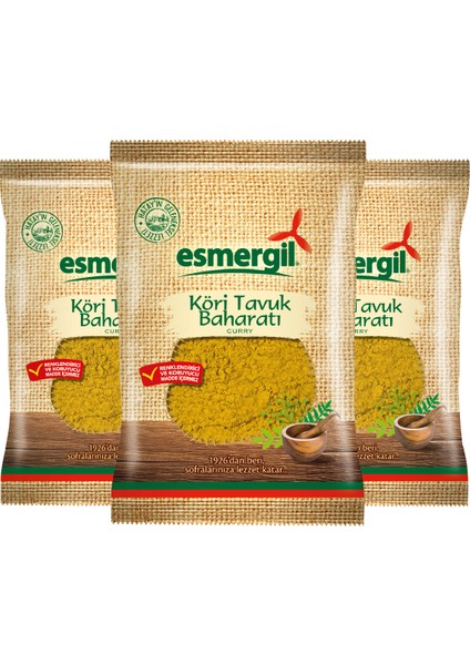 Köri Tavuk Baharatı 3'lü Paket 3 x 40 gr