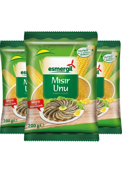 Mısır Unu 3'lü Paket 3 x 200 gr