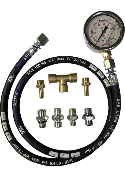 Yağ Basınç Test Cihazı 8 Parca