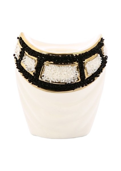 Andra Taşlı Seramik Vazo AK.HQ0008