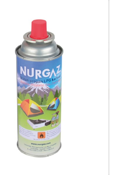 Nurgaz Ng 207 Valfli Basınçlı Kartuş 220 gr