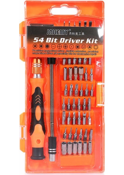 JM-8125 Bit Set 58 Parça Taşınabilir Hassas Tornavida Seti