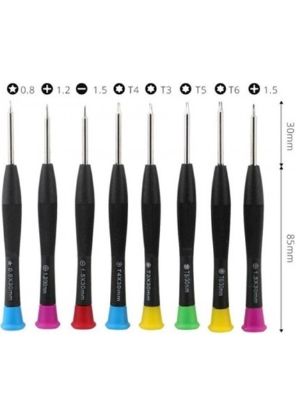 SW-6308A 8in 1 Tornavida Seti