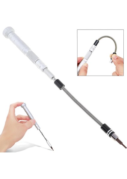 JM-8166 Bit Set 61 Parça Taşınabilir Mıknatıslı Hassas Tornavida Seti