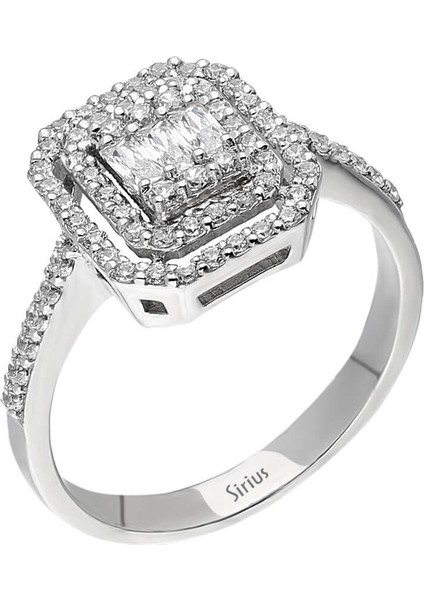 F Renk 0,63 Karat Baget Pırlanta Yüzük 0417R0246 fiyatları