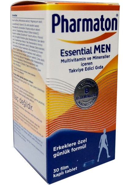 Vitality 30 Kapsül + Pharmaton Essential Men 30 Kapsül