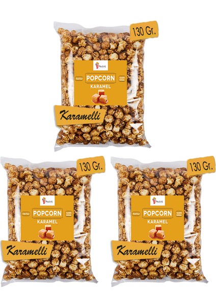 Karamelli Patlamış Mısır / Popcorn 3 x 130 gr