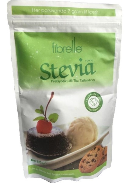 Prebiyotik Lifli Stevialı Tatlandırıcı 500 gr High Fiber Low 70