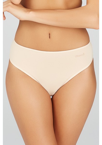 Kadın Penye Likra Basic Slip Külot 4 Lü Ten 36-44