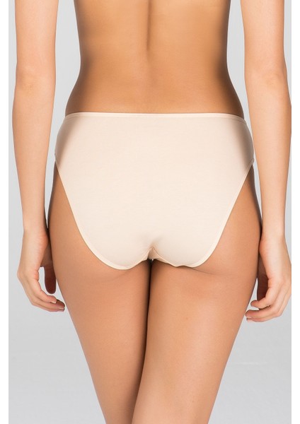 Kadın Penye Likra Basic Slip Külot 4 Lü Ten 36-44 fiyatları