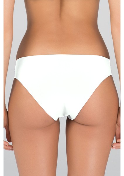 Kadın Mikro Dikişsiz Izsiz Düşük Bel Rosalinda Bikini Külot 2 Li Beyaz 36-42