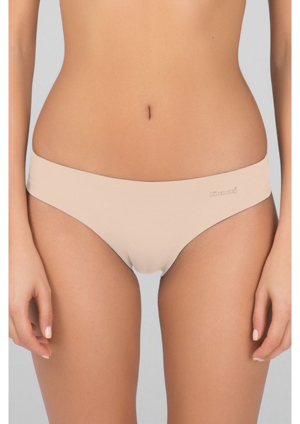 Kadın Mikro Dikişsiz Izsiz Düşük Bel Rosalinda Bikini Külot 2 Li Ten 36-42