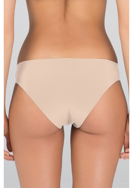 Kadın Mikro Dikişsiz Izsiz Düşük Bel Rosalinda Bikini Külot 2 Li Ten 36-42