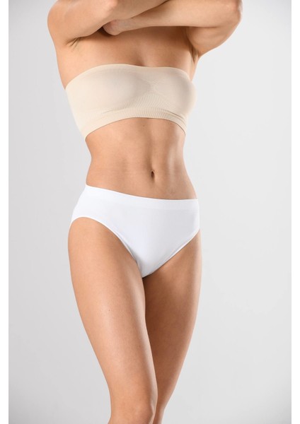 Kadın Geniş Kenarlı Slip Bato Külot 1006 Seamless Dikişsiz