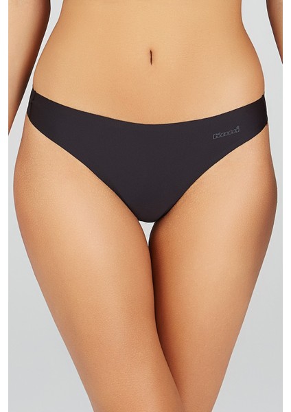 Kadın Mikro Dikişsiz Izsiz Rosalinda String 2 Li Siyah 36-42