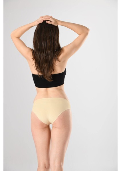 Seamless Kadın Lazer Kesim Izsiz Slip Külot 12584