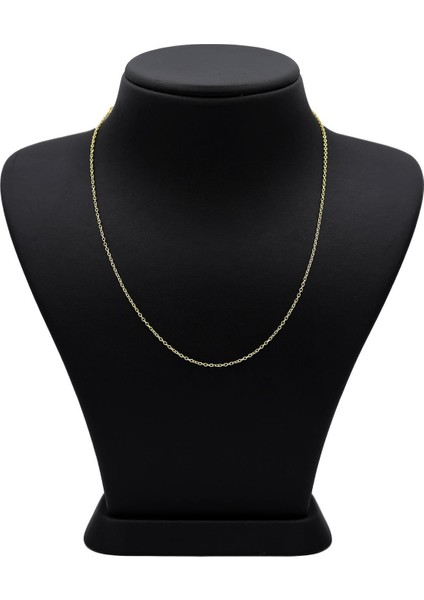 50 cm Forse Altın Yaldızlı Gümüş Zincir fiyatları