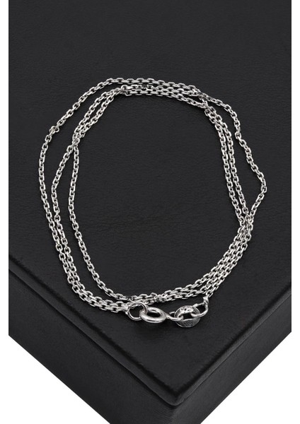 60 cm Forse Rodyumlu Gümüş Zincir fiyatları