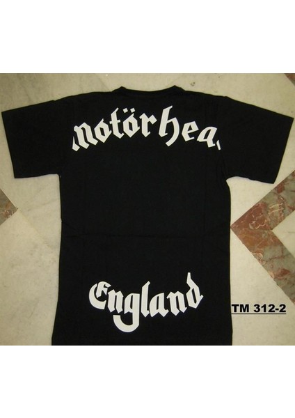 Motörhead England Siyah Erkek Tişört